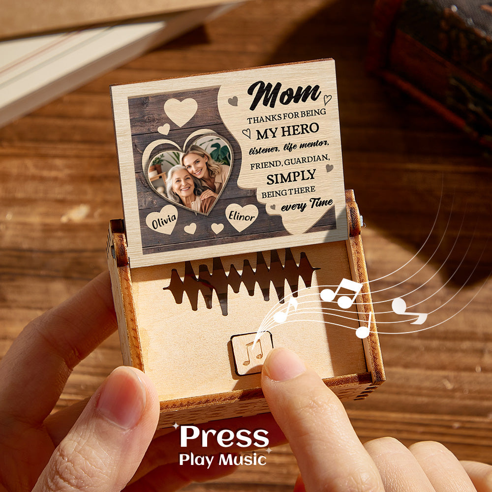 Timeless Treasures: Custom Wooden Heart Music Box