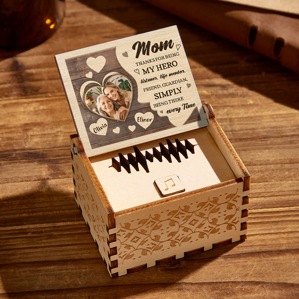 Timeless Treasures: Custom Wooden Heart Music Box