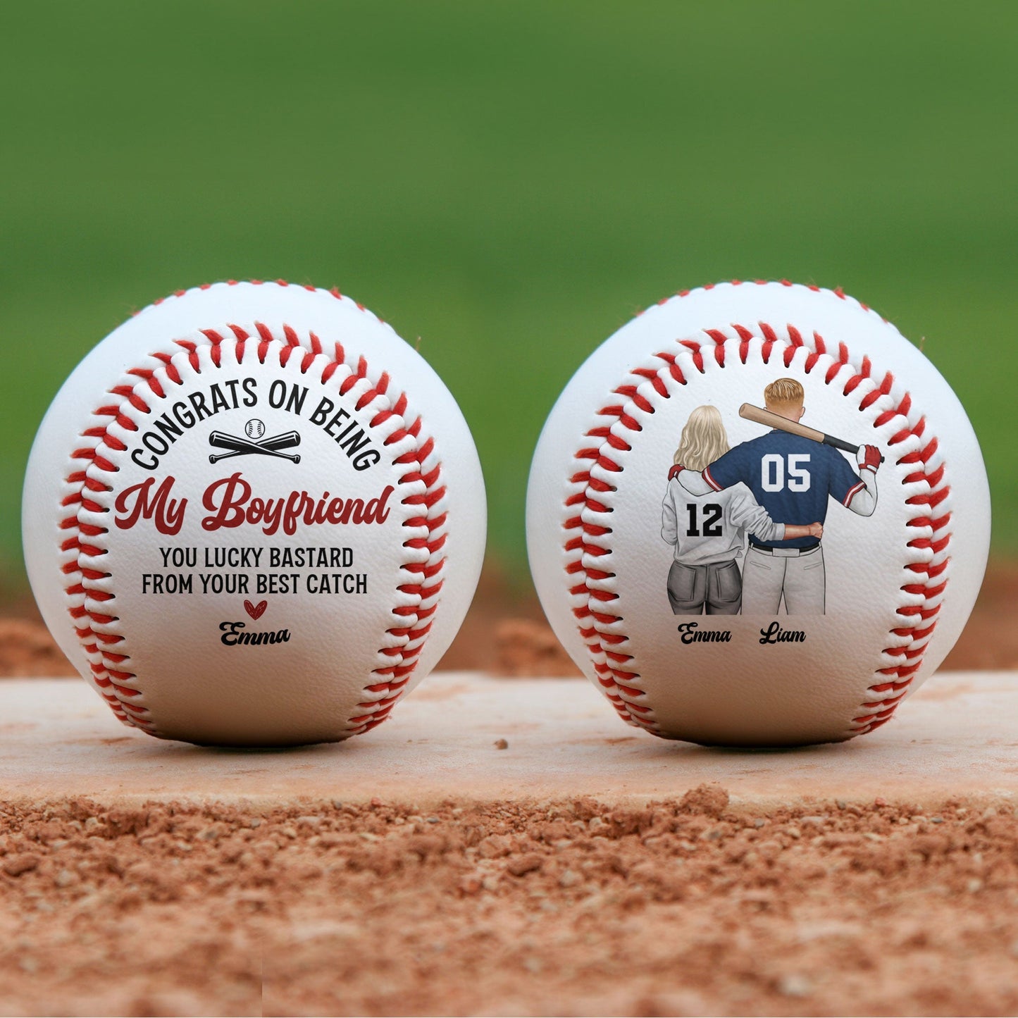 Love at First Pitch: Custom Baseball for Your Boyfriend