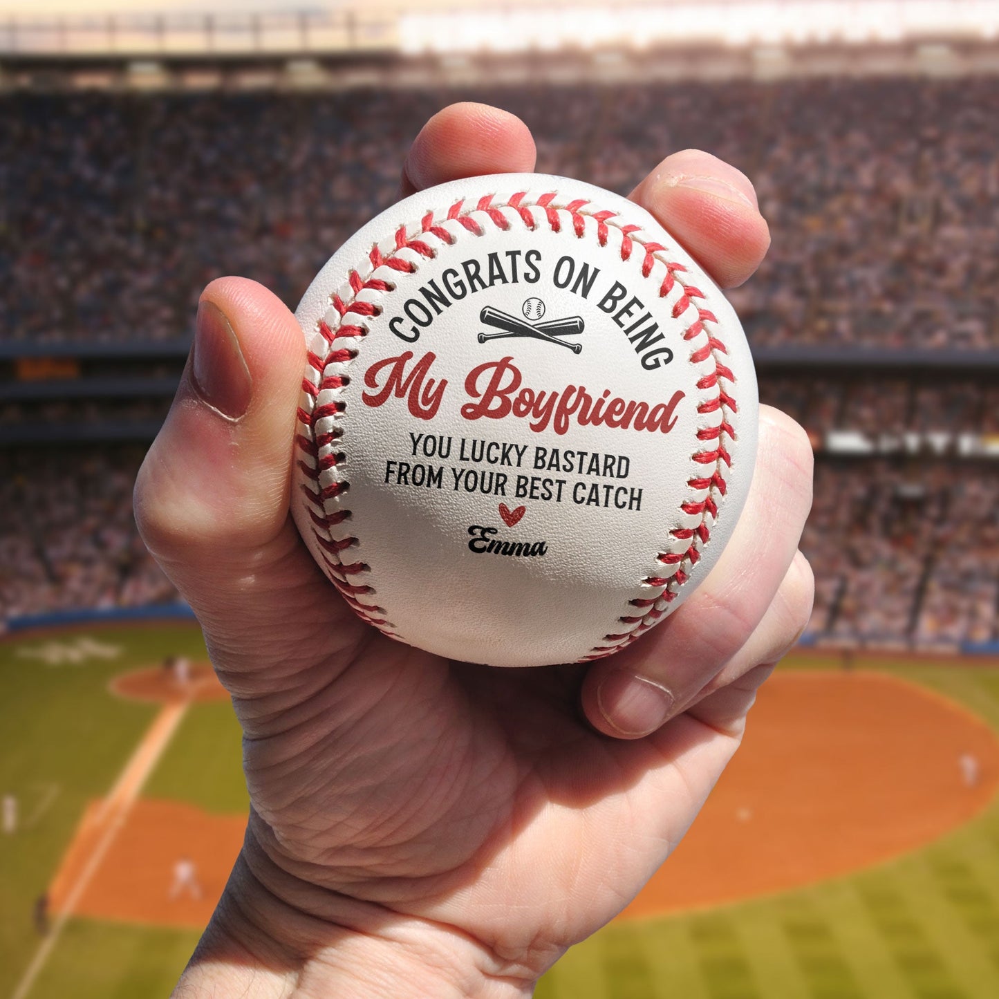 Love at First Pitch: Custom Baseball for Your Boyfriend