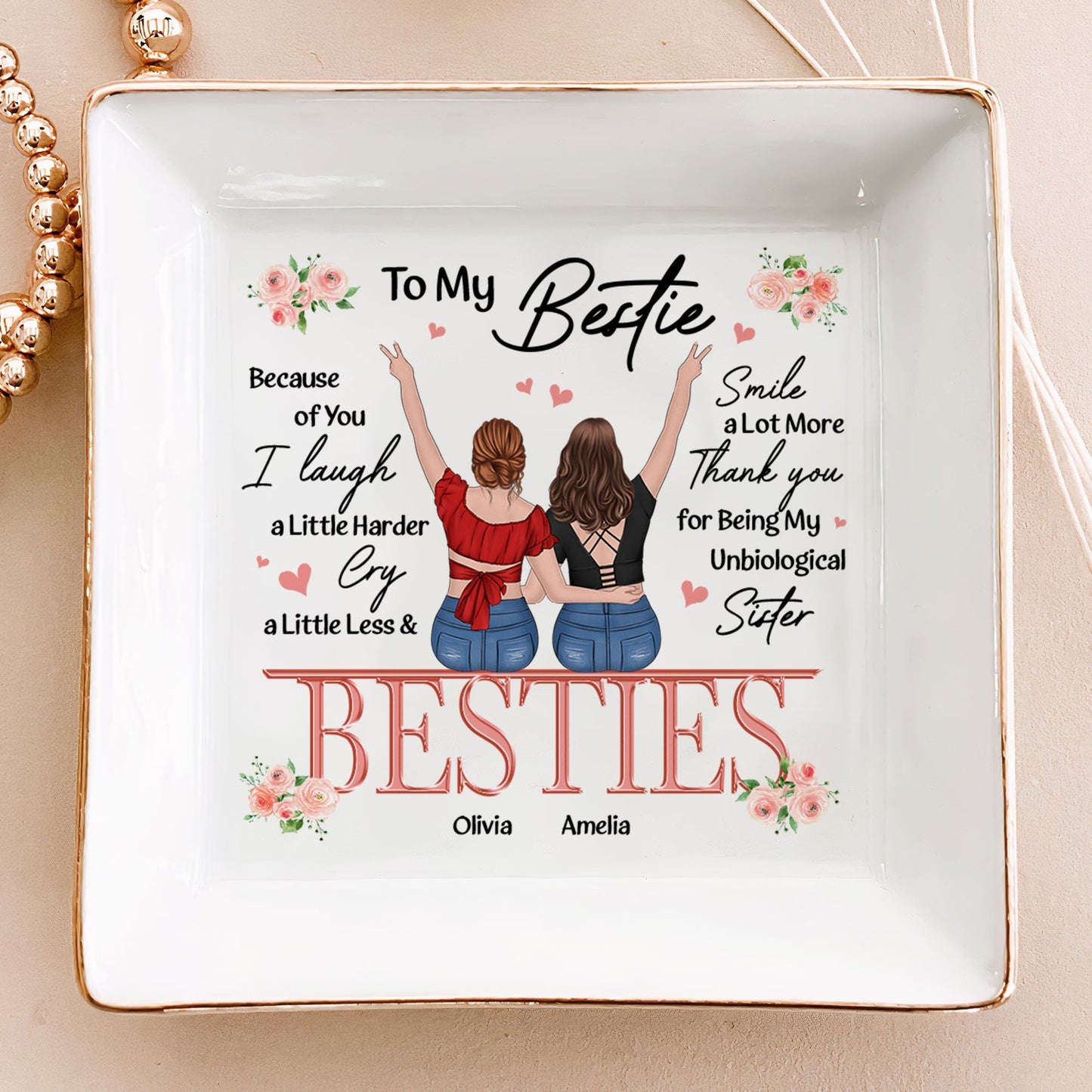 Joyful Moments Personalized Jewelry Dish
