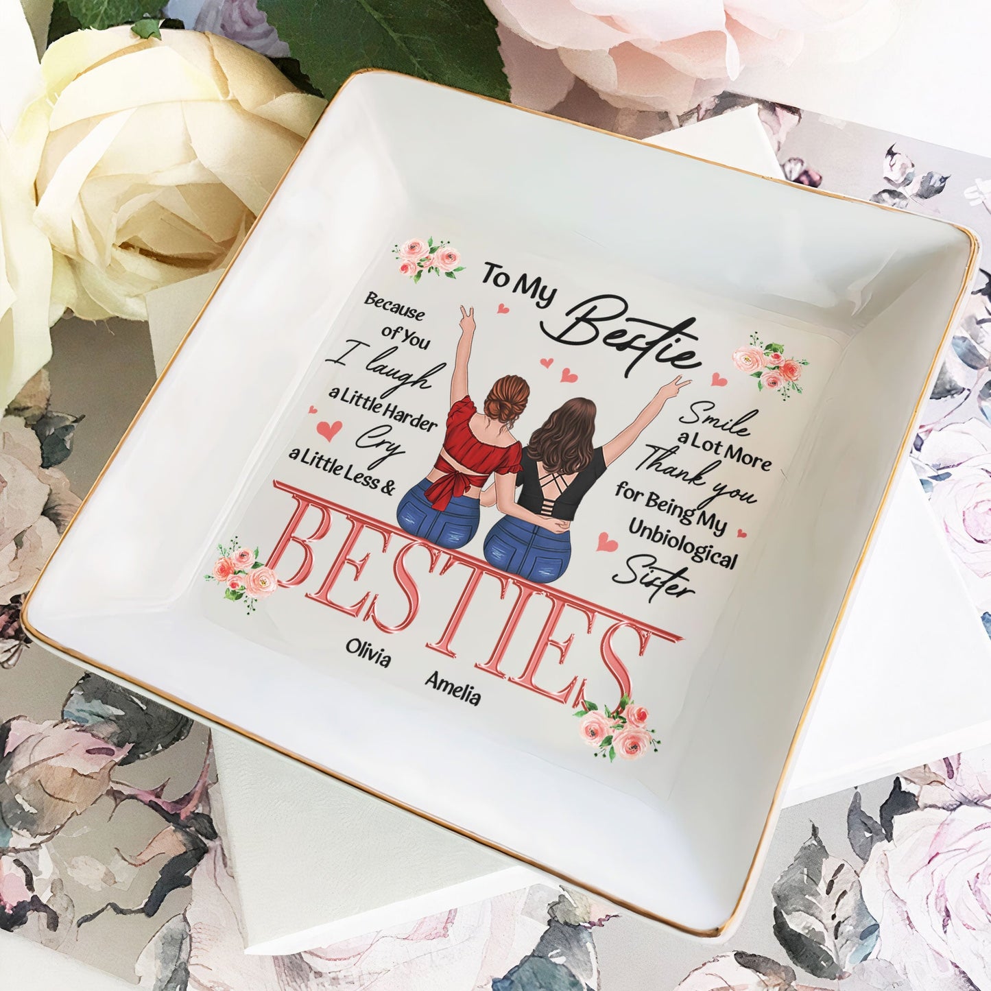 Joyful Moments Personalized Jewelry Dish