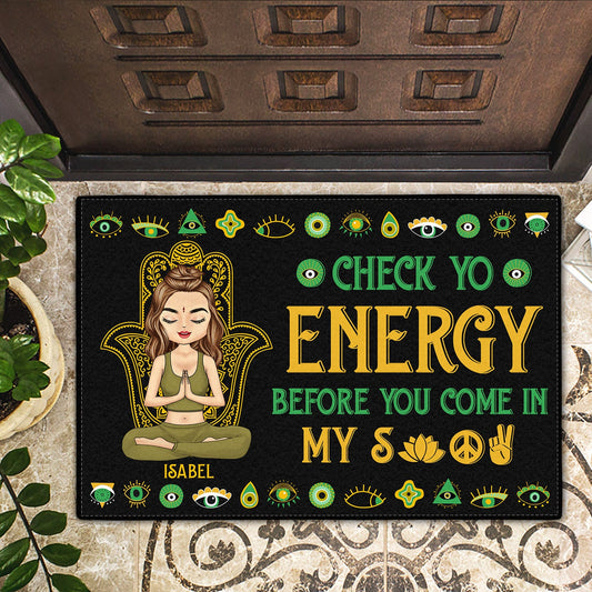Energy Embrace Personalized Doormat