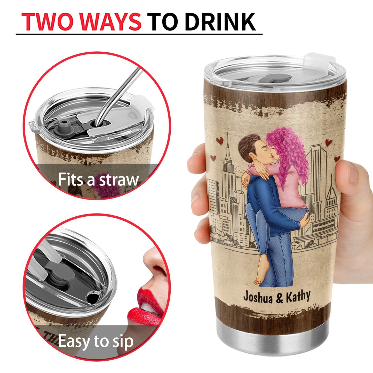 Couples You're The Best Thing On The Internet Personalized Tumbler