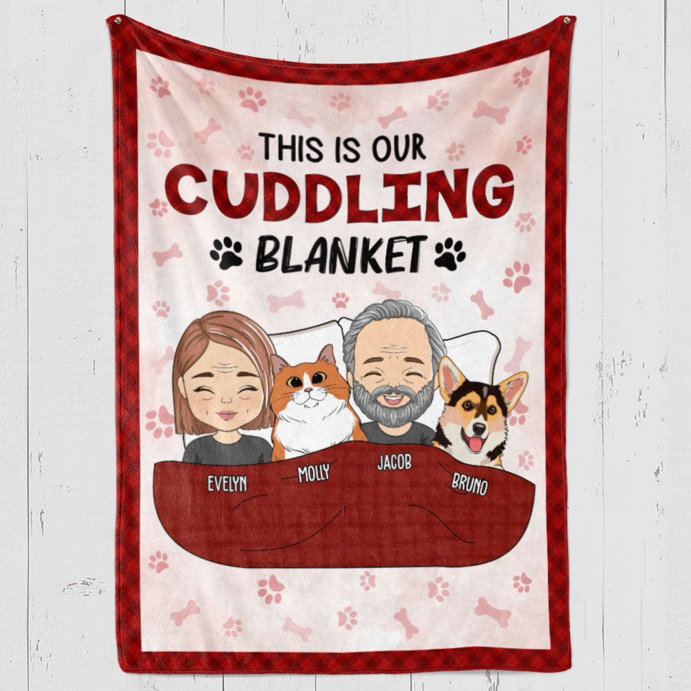 Cuddle Cloud Customizable Fleece Blanket