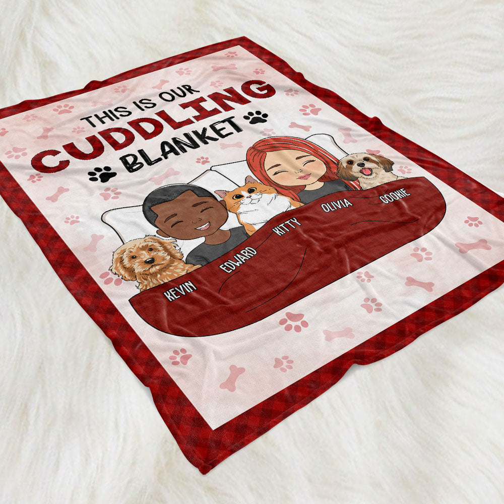 Cuddle Cloud Customizable Fleece Blanket