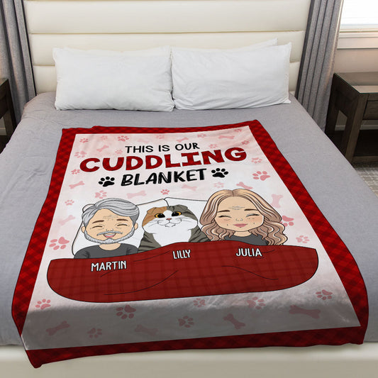 Cuddle Cloud Customizable Fleece Blanket