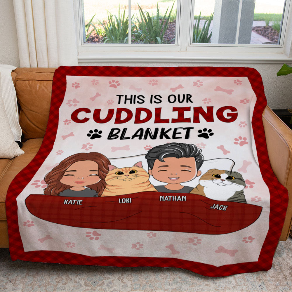 Cuddle Cloud Customizable Fleece Blanket