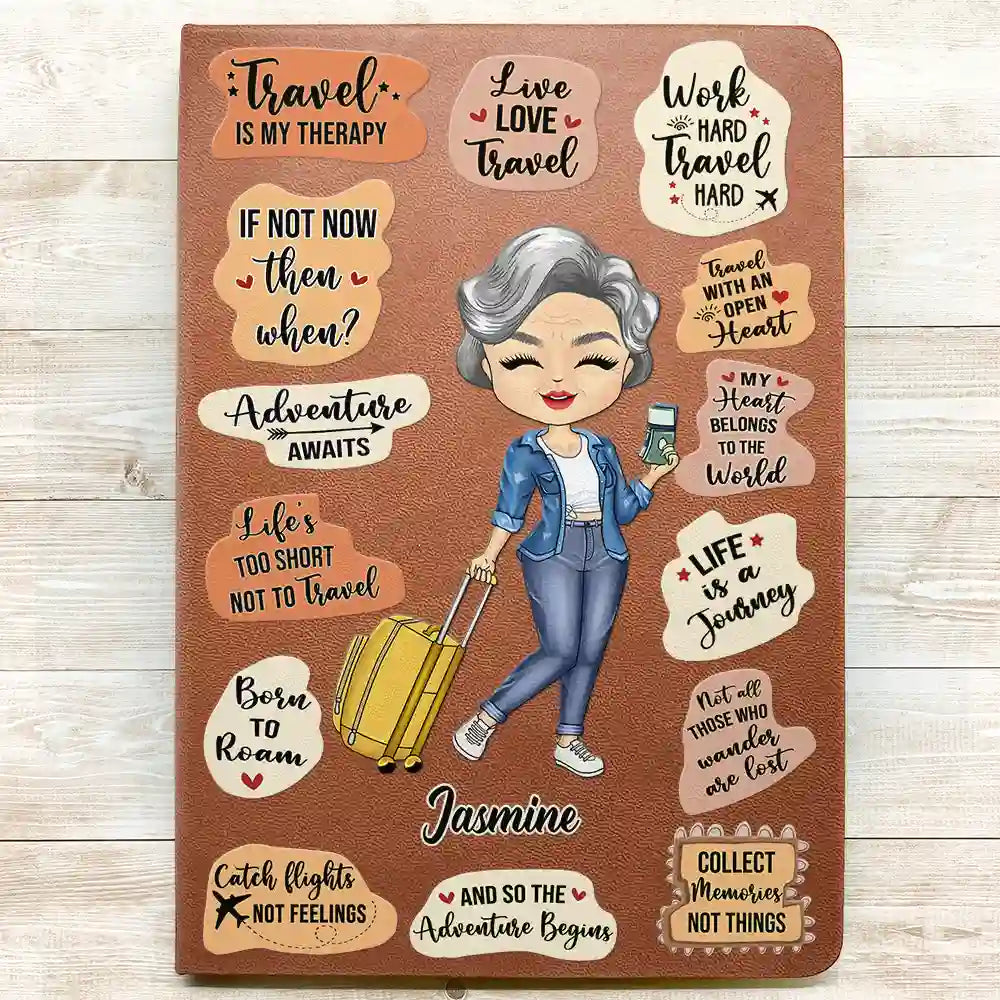Wanderlust Chronicles Personalized Travel Lovers Journal