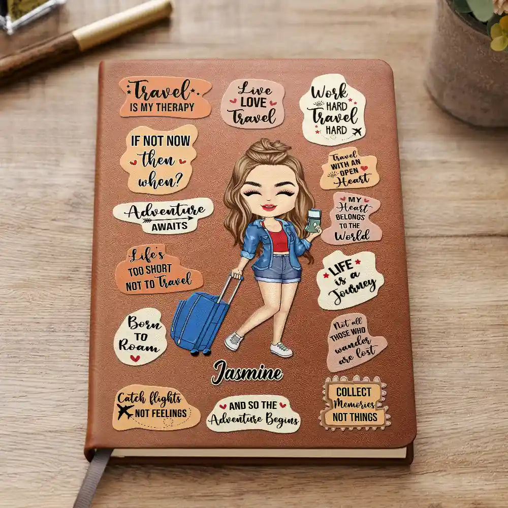 Wanderlust Chronicles Personalized Travel Lovers Journal