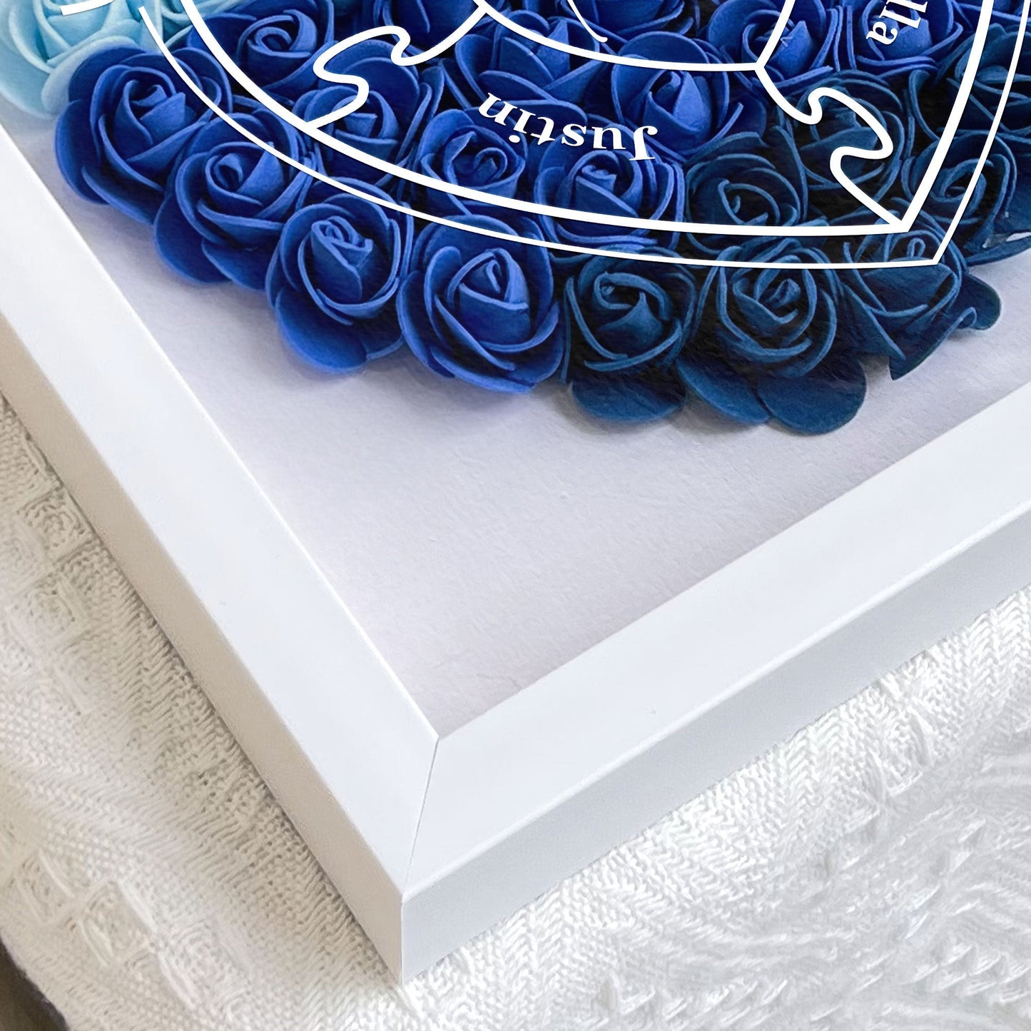 Heartfelt Petals Shadow Frame - You Are The Piece That Hold Us Together