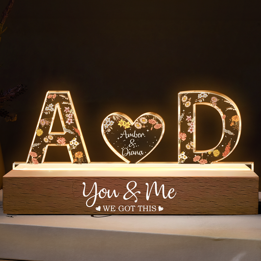 Illuminated Bonds Personalized Night Light