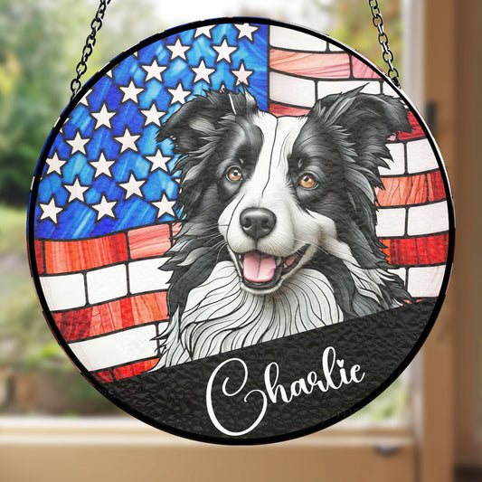 Pet Portrait Prism Personalized Window Hanging Suncatcher